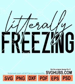 Literally freezing svg