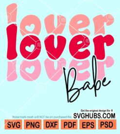 Lover babe svg
