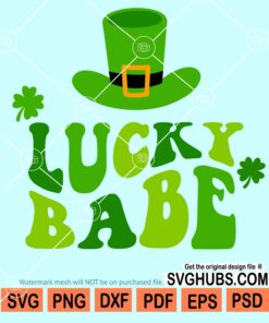 Lucky babe svg