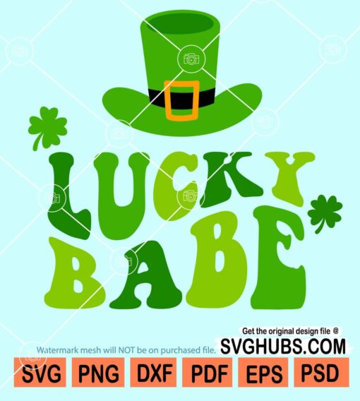 Lucky babe svg