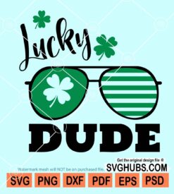 Lucky dude svg