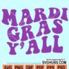 Mardi gras y'all svg