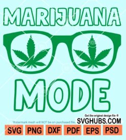 Marijuana mode svg