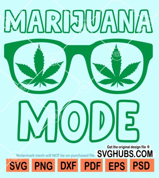 Marijuana mode svg