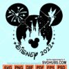 Mickey Ears Tinker Bell Castle SVG