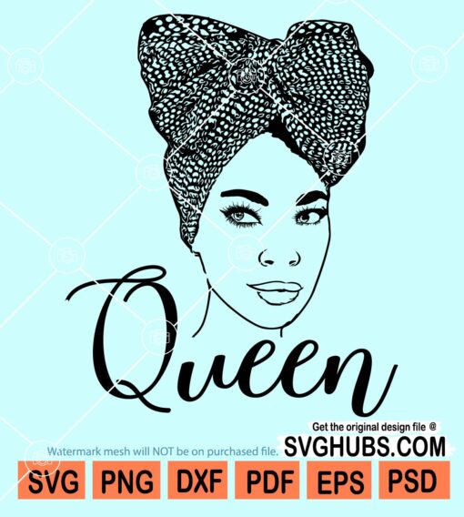 Nubian queen svg