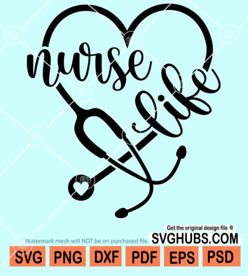 Nurse life svg