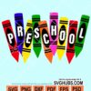 Preschool crayons svg