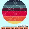 Retro vintage sun svg
