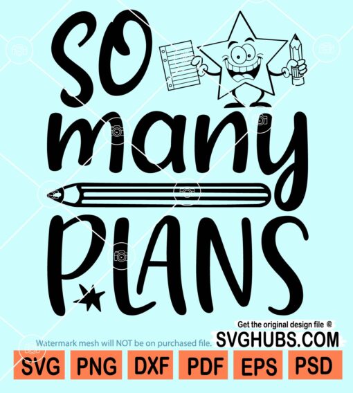 So many plans svg