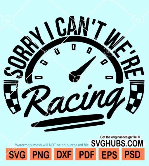 Sorry I cant we're racing svg