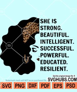 Strong afro woman SVG, Strong woman definition svg, Afro woman svg, African American svg