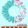 Sunflower nurse svg