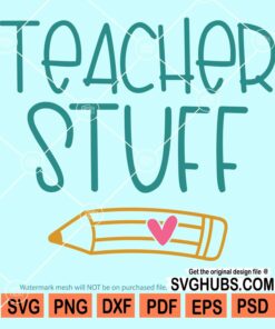 Teacher stuff svg