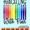 Teaching with flair svg