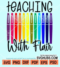 Teaching with flair svg