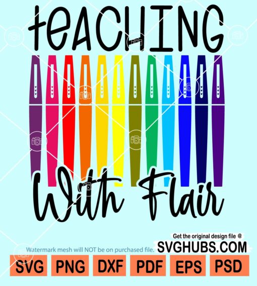 Teaching with flair svg