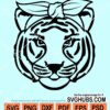 Tiger with bandana svg