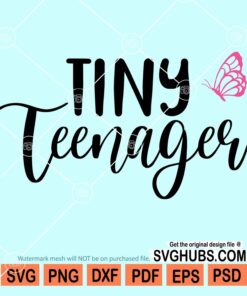 Tiny teenager svg