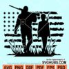 US Father and Son Hunting svg
