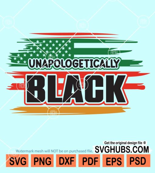 Unapologetically black svg