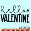 Valentine SVG file for cricut