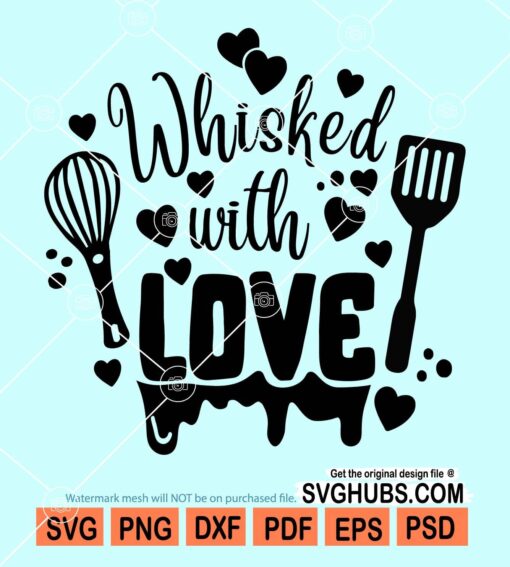 Whisked with love svg