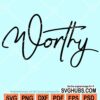 Worthy svg