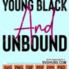 Young black and unbound svg