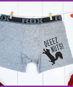 Deez Nuts SVG, mens valentines gift, Funny Boxers SVG, Naughty Valentine SVG, Mens Underwear SVG