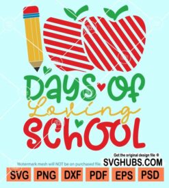 100 days of school svg