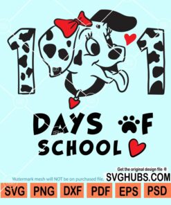 101 Days of school svg