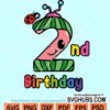 2nd Birthday Cocomelon svg