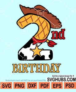 2nd Birthday Woody svg
