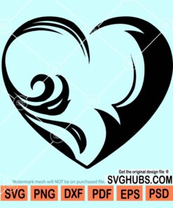 Abstract heart svg