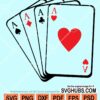 Ace playing cards svg