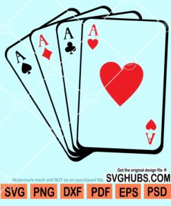 Ace playing cards svg