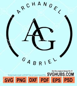 Archangel Gabriel svg