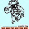 Astronaut clipart svg