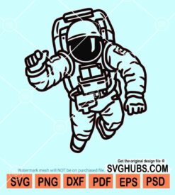 Astronaut clipart svg