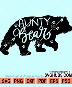 Aunty bear svg