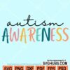 Autism awareness svg