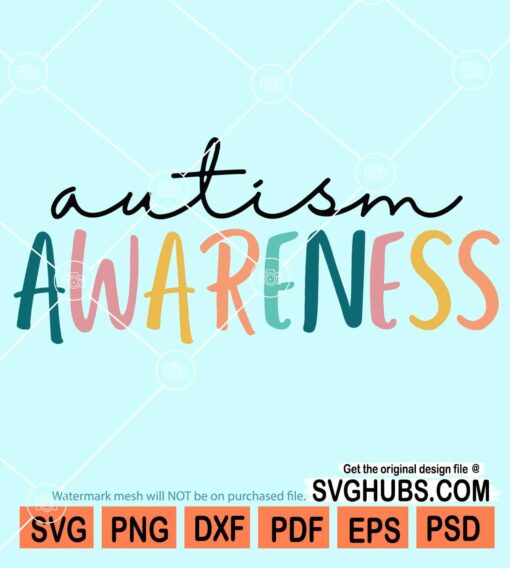 Autism awareness svg