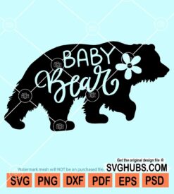 Baby bear svg