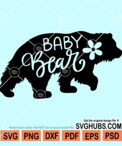 Baby bear svg