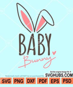 Baby bunny svg