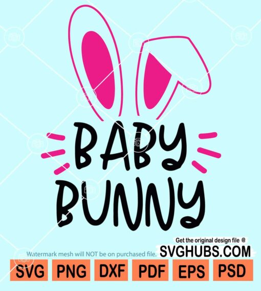 Baby bunny svg