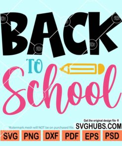 Back to school svg