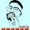 Bad Bunny Playboy svg