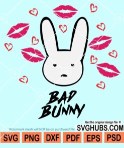 Bad bunny love svg